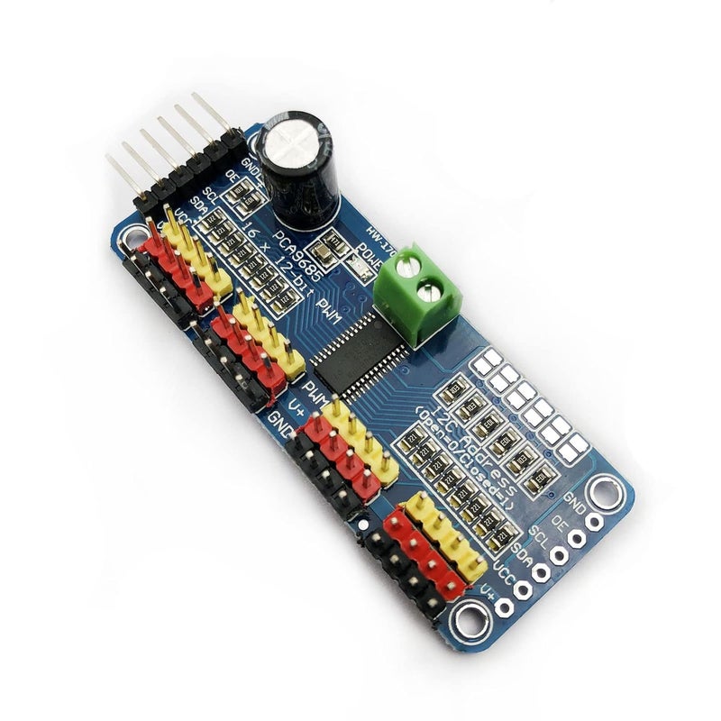 FainWan 2pcs PCA9685 16 Channel 12-Bit PWM Servo Motor Driver IIC Module Compatible with Ar-duino Robot - Image 3